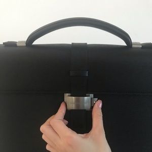 ⚡️never used⚡️Montblanc men business black bag